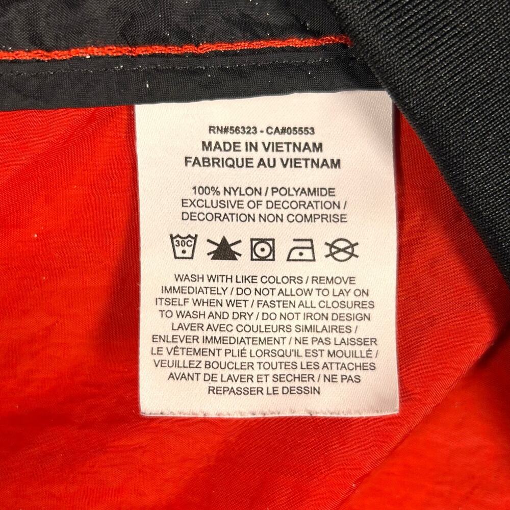 Nike Sportswear Full Zip Hooded Windbreaker Jacket Black Red Kids Boys‎ Size XL - Picture 6 of 10